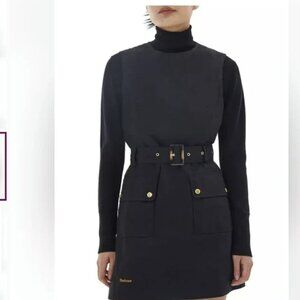 Barbour Cray Belted Cotton Minidress Size 12